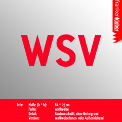 WSV | Aufkleber