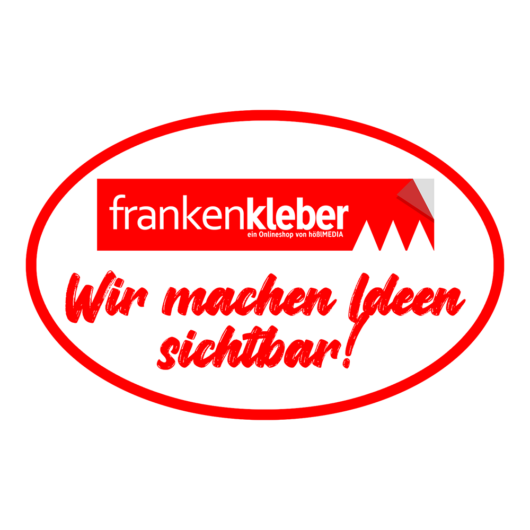 Aufkleber Oval 9,5 cm * 14,5 cm